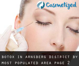 Botox in Arnsberg District by most populated area - page 2