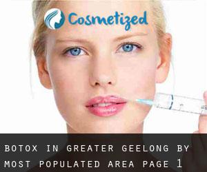 Botox in Greater Geelong by most populated area - page 1