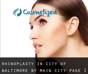 Rhinoplasty in City of Baltimore by main city - page 1